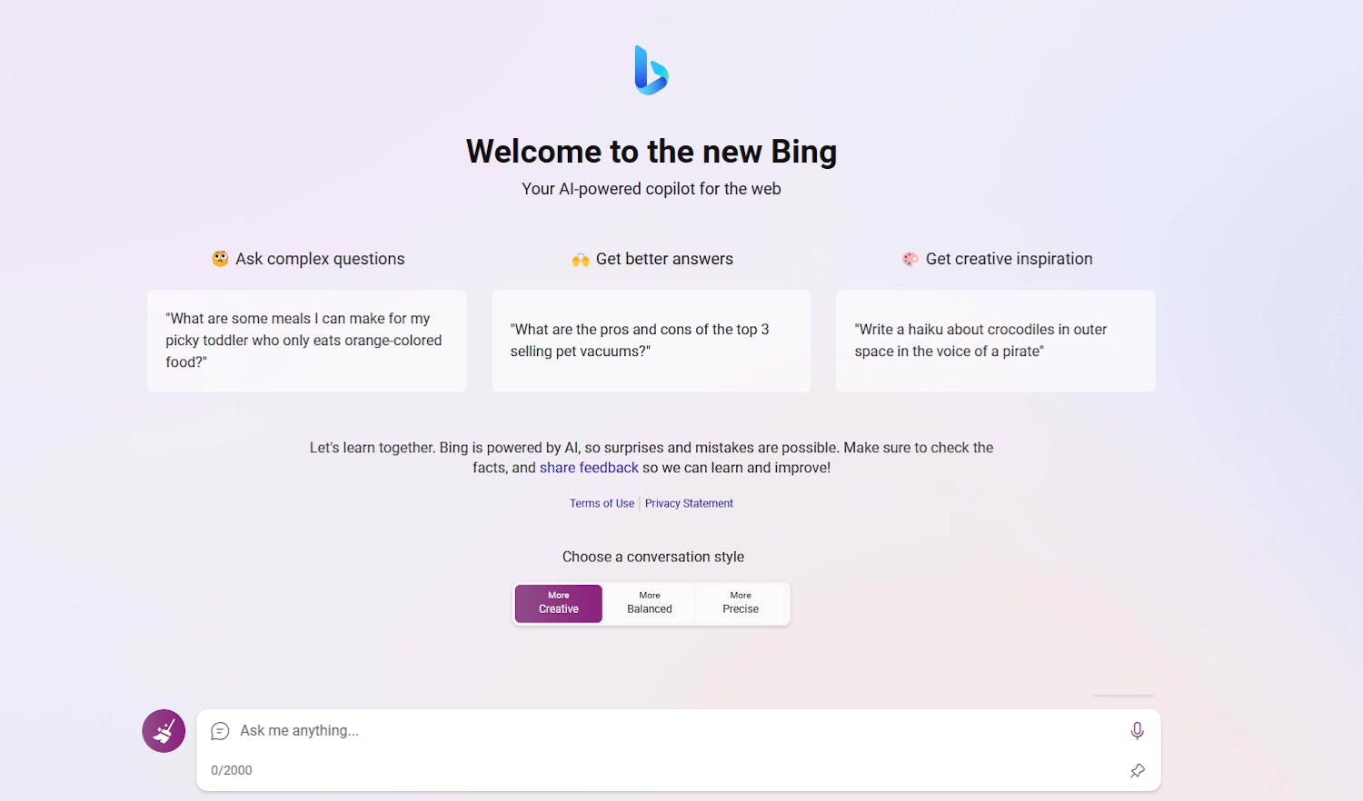 Den nye Bing Chat Den nye Bing Chat
